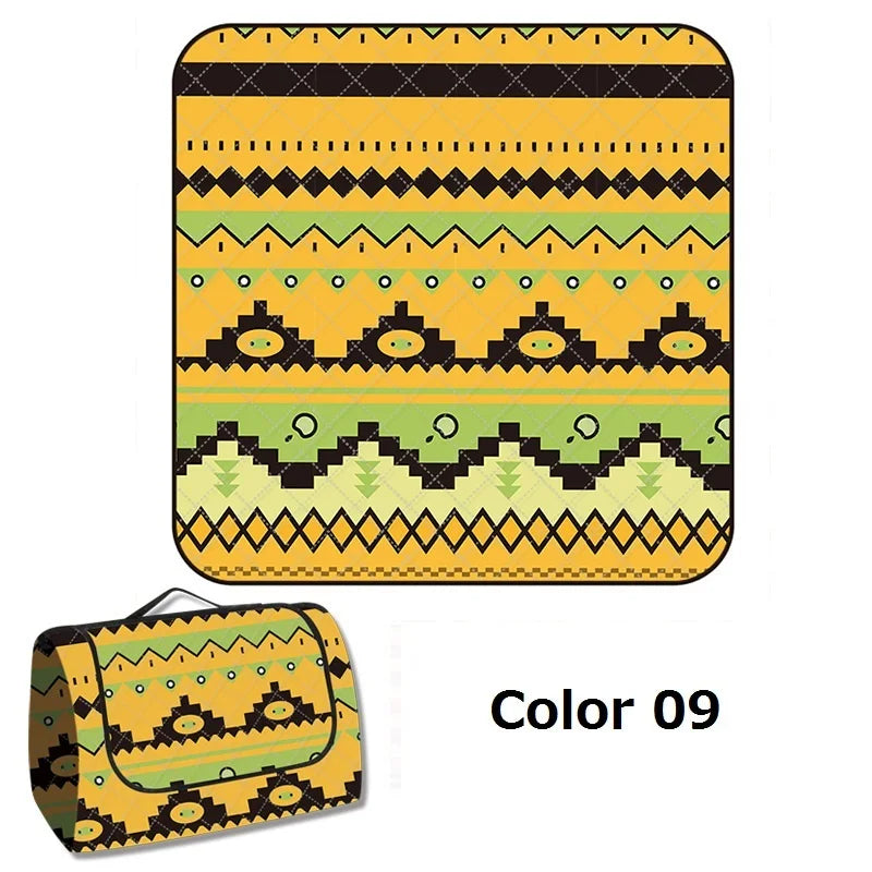 26 Colors Picnic Mat Outdoor Camping Mat Waterproof Picnic Blanket Machine Washable Beach Pad Moisture-proof Tent Sleeping Mat
