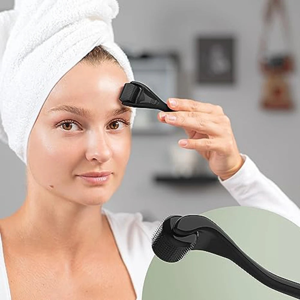 0.2/0.25/0.3mm Derma Roller for Hair Beard Grow Facial Skin Face 540 Microneedles Cosmetic Beauty Instrument for Women and Man