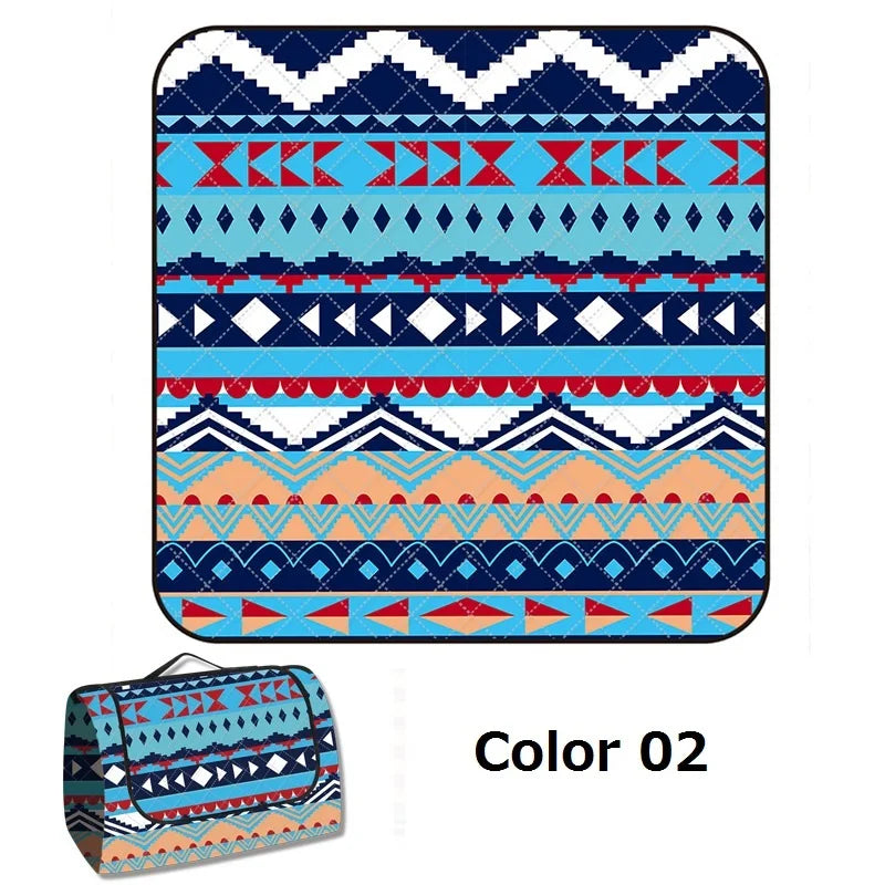 26 Colors Picnic Mat Outdoor Camping Mat Waterproof Picnic Blanket Machine Washable Beach Pad Moisture-proof Tent Sleeping Mat
