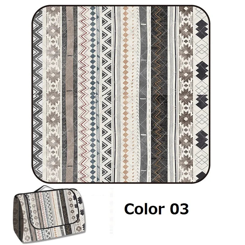 26 Colors Picnic Mat Outdoor Camping Mat Waterproof Picnic Blanket Machine Washable Beach Pad Moisture-proof Tent Sleeping Mat