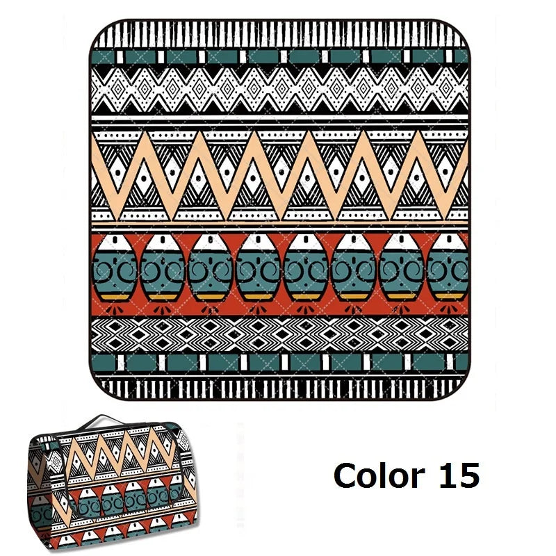 26 Colors Picnic Mat Outdoor Camping Mat Waterproof Picnic Blanket Machine Washable Beach Pad Moisture-proof Tent Sleeping Mat