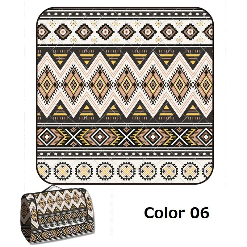 26 Colors Picnic Mat Outdoor Camping Mat Waterproof Picnic Blanket Machine Washable Beach Pad Moisture-proof Tent Sleeping Mat