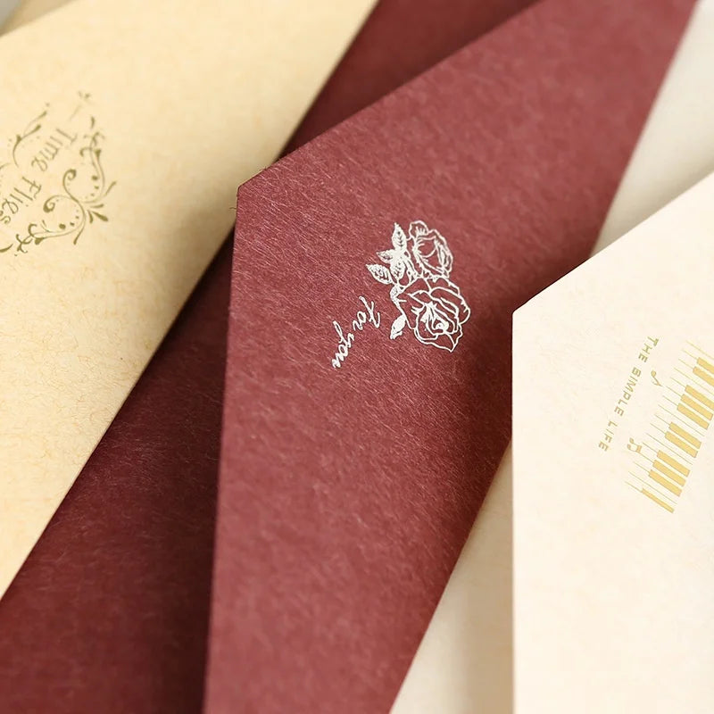 1pcs Paper Envelopes for Business Birthday Vintage Cash Solid Envelope Budget Vintage Paper Card Storage Bags Stationery Gift