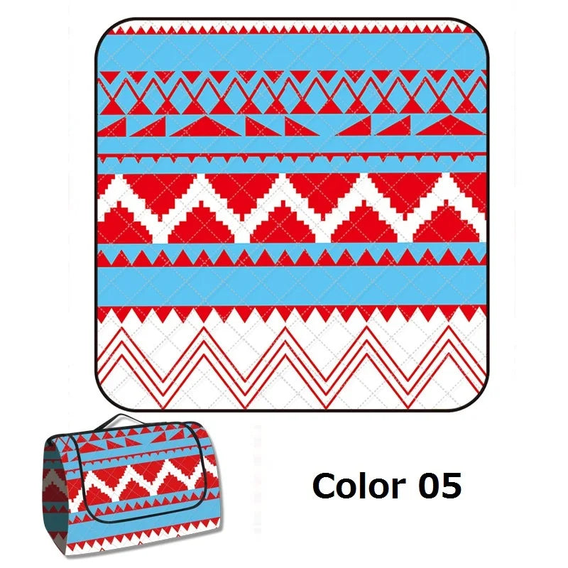 26 Colors Picnic Mat Outdoor Camping Mat Waterproof Picnic Blanket Machine Washable Beach Pad Moisture-proof Tent Sleeping Mat