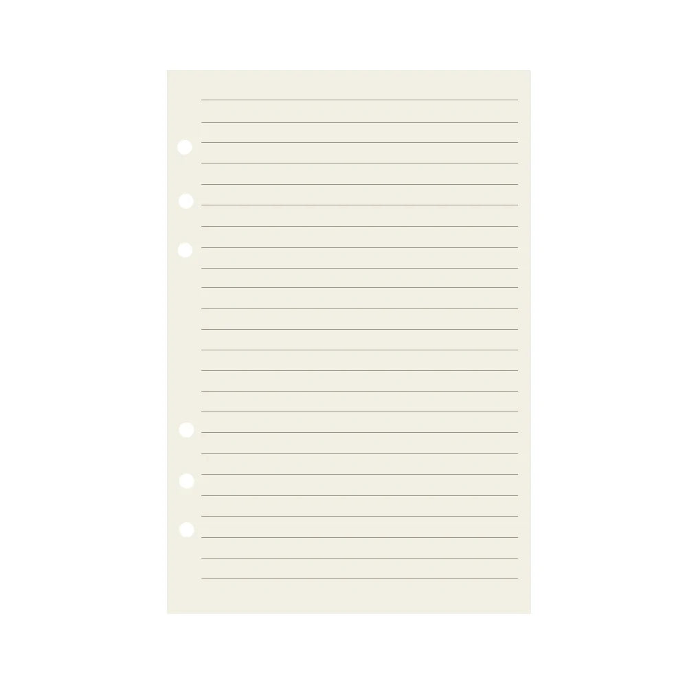 45 Pieces A5 A6 A7 6ring Loose Leaf Notebook Refill Binder Inner Page Budget Weekly Monthly To Do Line Dot Grid Paper Stationery