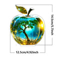 2D Acrylic Apple Landscape Desktop Decoration Ornament Home Living Room Entrance Tabletop Decoration Office Table Ornament
