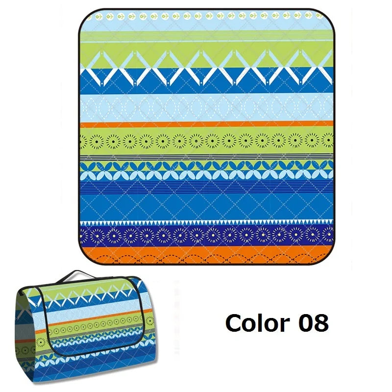26 Colors Picnic Mat Outdoor Camping Mat Waterproof Picnic Blanket Machine Washable Beach Pad Moisture-proof Tent Sleeping Mat