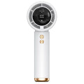 Fan Handheld Portable Mini Air Cooler LED Display USB Rechargeable 5 Speeds Adjustable Efficient Cooling Quiet for Outdoor