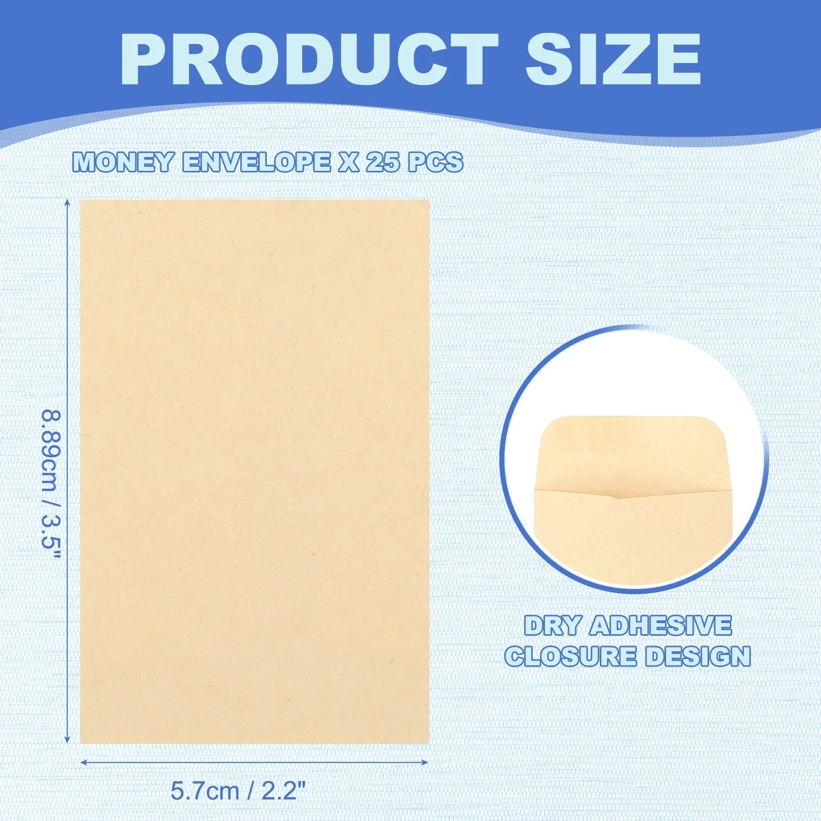 25Pcs 8.89x5.7cm Cash Envelopes Money Envelope Money Holder Bags Budgeting Saving Challenge Letter Gift Card Packaging Envelopes