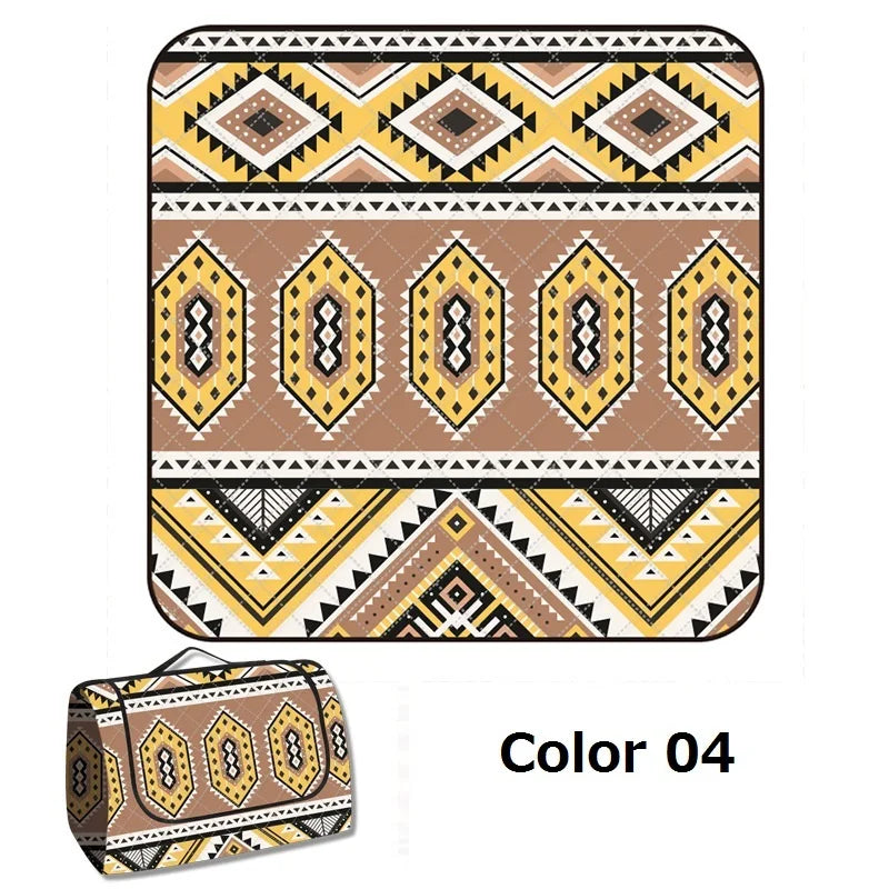 26 Colors Picnic Mat Outdoor Camping Mat Waterproof Picnic Blanket Machine Washable Beach Pad Moisture-proof Tent Sleeping Mat