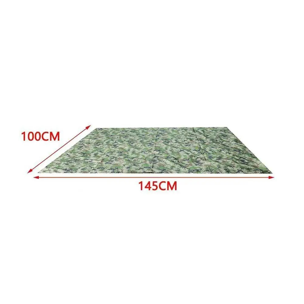 100*145CM Outdoor Ultralight Tarp Camping Sunshade Shelter Camping Waterproof Canopy Hammock Camouflage Beach Mat Dropshipping
