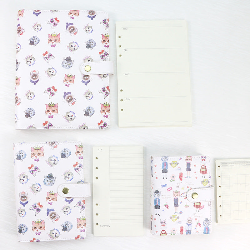 45 Pieces A5 A6 A7 6ring Loose Leaf Notebook Refill Binder Inner Page Budget Weekly Monthly To Do Line Dot Grid Paper Stationery