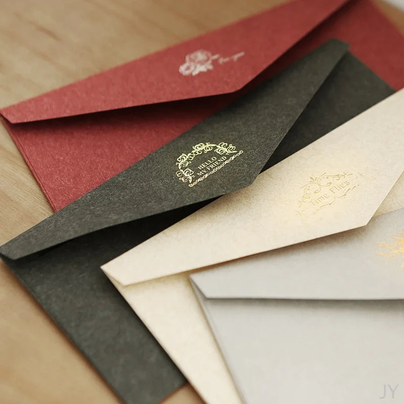 1pcs Paper Envelopes for Business Birthday Vintage Cash Solid Envelope Budget Vintage Paper Card Storage Bags Stationery Gift