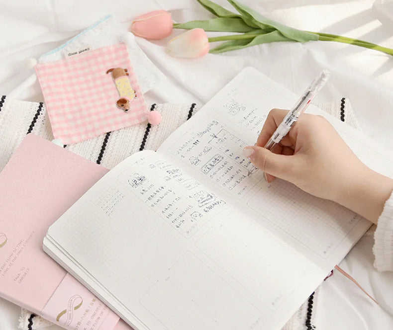 New Kinbor A5 Undated Planner 2025 Soft PU Travelers Notebook Agenda Money Saving Book Break-even Checklist Todo Goal Stationery