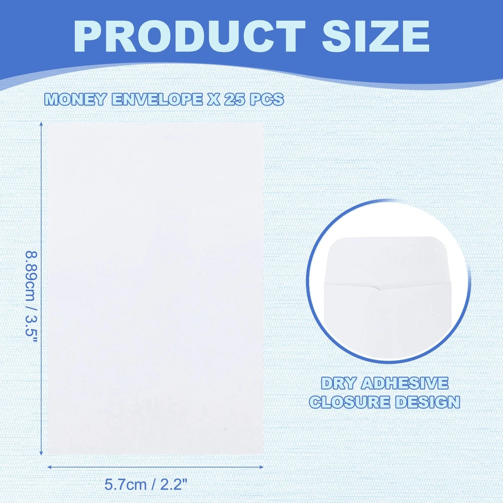 25Pcs 8.89x5.7cm Cash Envelopes Money Envelope Money Holder Bags Budgeting Saving Challenge Letter Gift Card Packaging Envelopes