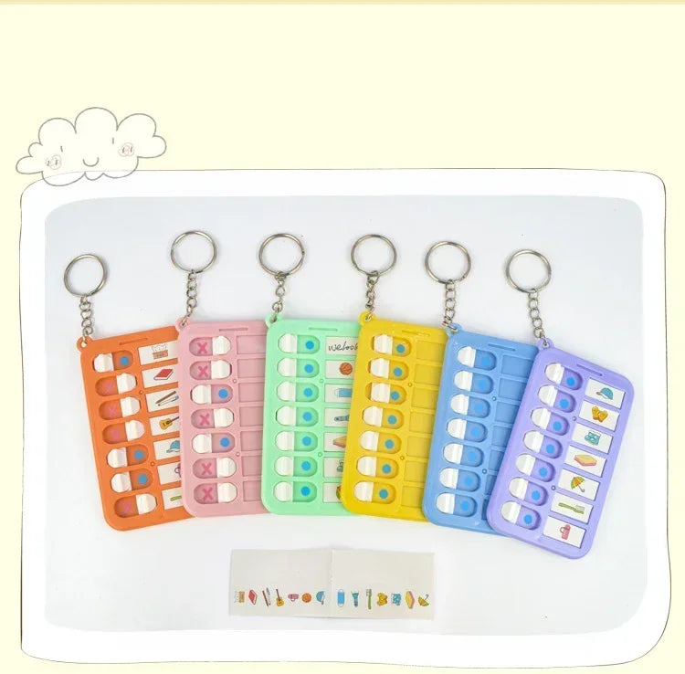 Kid Self Discipline Check List Memo Board Daily Planner To Do List Korean Stationery Task Detachable Planning Board Key Chain